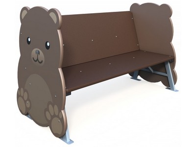 Детская скамейка TORUDA Медведь 001
