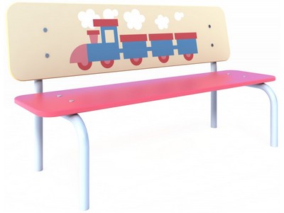Детская скамейка TORUDA Поезд 018