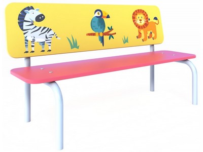 Детская скамейка TORUDA Зоопарк 020