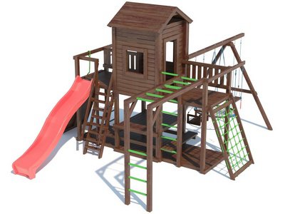 Детский игровой комплекс серия С2 модель 4 - вид 1