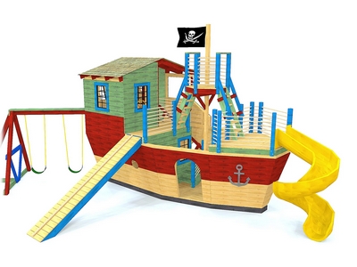 Игровой комплекс TORUDA WOOD Пиратский корабль Дэйви Джонса
