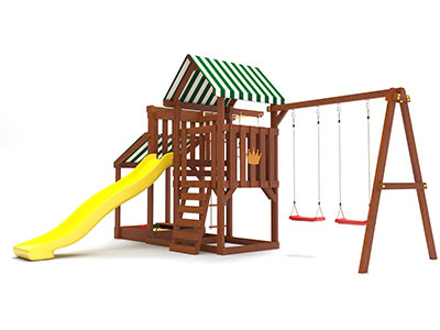 Детский игровой комплекс TooSun (Тусан) 3 с песочницей