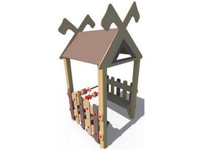 Детский игровой домик Домик-избушка ДИФ 01090 - вид 1