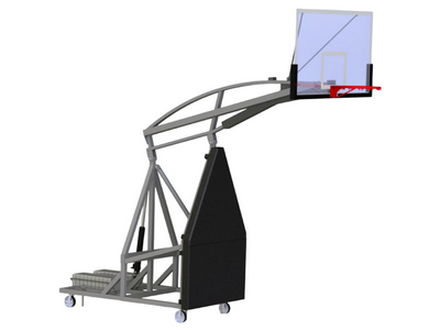 Стойка баскетбольная мобильная складная Олимпия, вылет 1600 - вид 1
