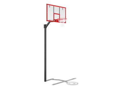 Стойка баскетбольная разборная регулируемая под бетонирование (вынос 1200мм) - вид 1