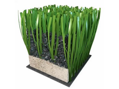 Искусственная трава Пелегрин 50 мм (декоративная, зеленый подшерсток), Dtex 11000 - вид 1