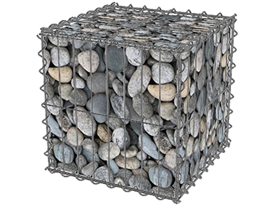 Габион сварной Куб, 40х40х40 см, ячейка 5х20 см - вид 1