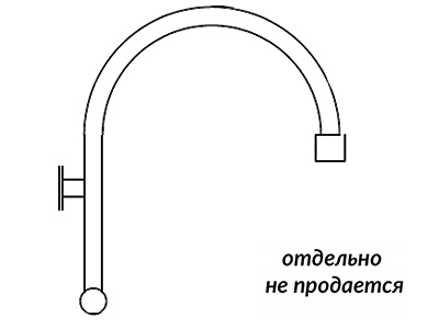 К57.01-А Кронштейн, труба 42*3 мм - вид 1