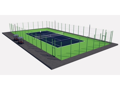 Теннисный корт Торуда 1 (37х19, игровое поле 24х11) - вид 1