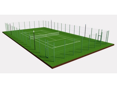 Теннисный корт Торуда 5 (37х19, игровое поле 24х11) - вид 1