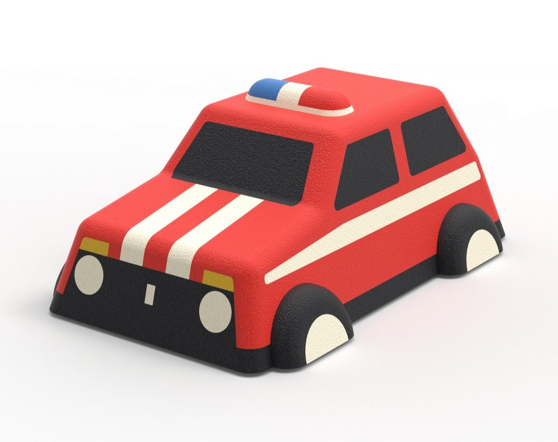 Резиновая фигура «Машина Джип Пожарная»